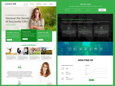 Website Landing Page UI UX design in Figma | Website Mockup & Development