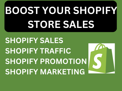 Shopify sales, Shopify marketing, sales funnel and store promotion