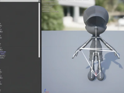 Rig your character to ue4 mannequin skeleton