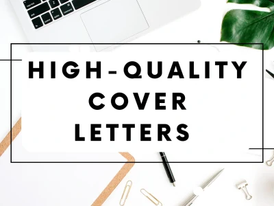 A cover letter that is clear, engaging, and sets you up for success.