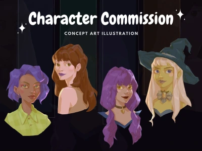 Character Commission, Digital Concept Art Illustrations | Upwork