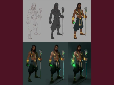 A Professional Character Concept Art & Illustration.