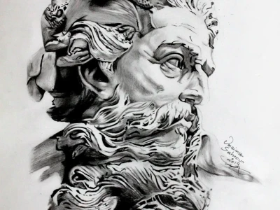 Handmade hyper-realistic portraits/ drawings