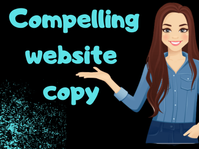 Captivating website copy or content copywriter