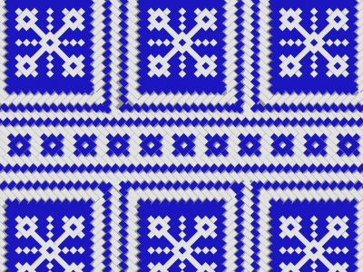 Ready-made 3d pattern that you can use for a rattan texture.