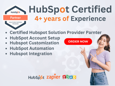 Hubspot crm setup, HubSpot Onboarding and HubSpot Automation