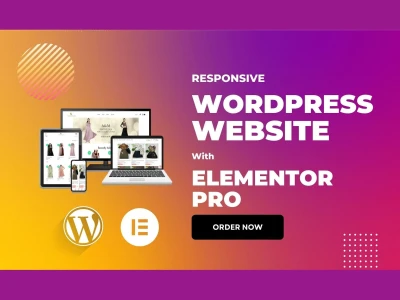 A responsive wordpress website design with elementor pro & crocoblock ...