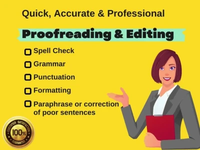 Thorough and Reliable Proofreading Services