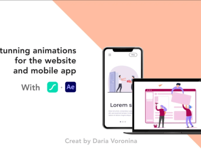 Eye-catching  Lottie animation for website and mobile app