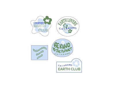 A set of stickers for your brand