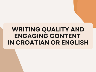 An engaging article in Croatian or English