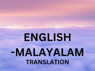 Academic or creative English - Malayalam translation | Upwork