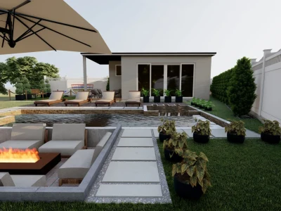 Design your pool and terrace