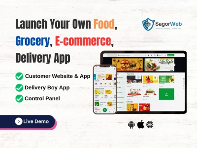 Food Delivery app, Ecommerce app, Flutter iOS and android expert developer