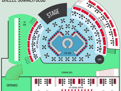 A seating map/chart of your venue