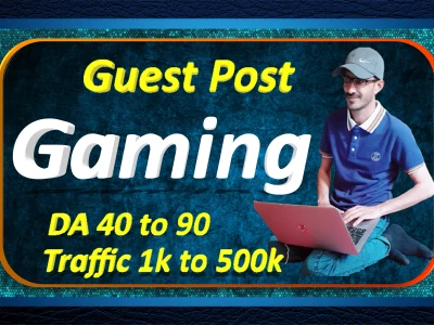 Guest Post Dofollow backlinks from gaming blogs with high domain authority
