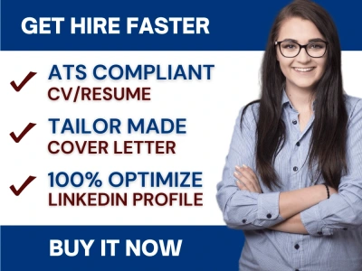 HR & ATS CV/Resume Writing, Cover Letter Writing, Linkedin Profile Optimize