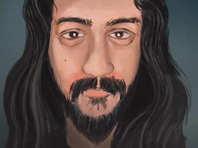 A beautiful custom caricature
