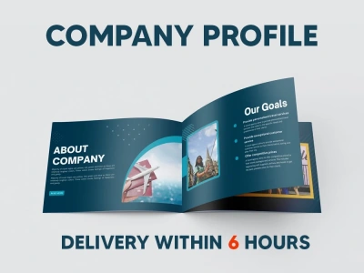 Stunning company profile and annual report design within 6 hours