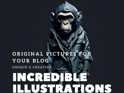 Incredible and impacting HD freestyle illustrations for your blog or book