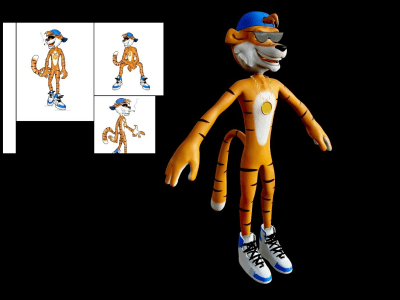 A 3D Model/Mascot/Character from scratch or 2D