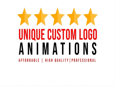 Professional custom logo animation