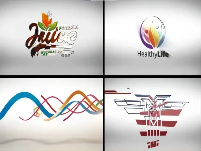 A modern custom logo animation and youtube presentation