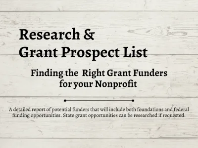 501(c)(3) Grant Research and Qualified Funders for Your Nonprofit