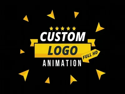 An awesome custom video introduction and logo animation