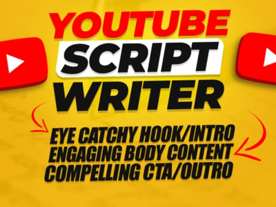 Engaging YouTube Script Writing for your Video from YouTube Script Writer