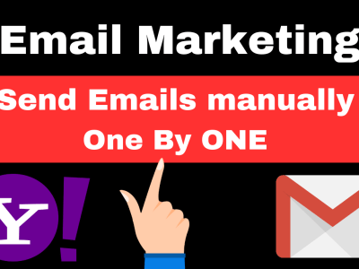 An email marketing service by sending emails manually 1 by 1