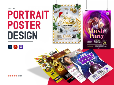 A print ready poster + Unlimited revisions