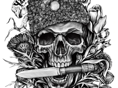 A unique tattoo design