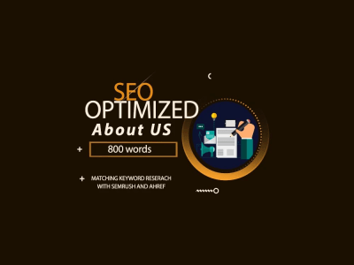 SEO optimized about us page for your business