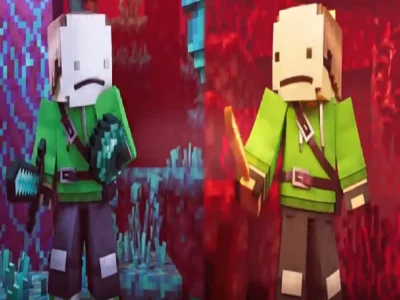 Minecraft 3d animation minecraft animation animated music video intro