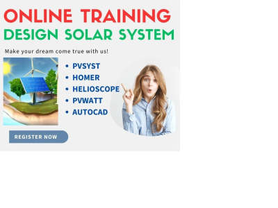 A month training course on Solar design system