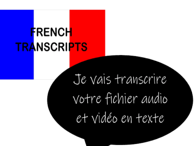 Clean verbatim French transcripts