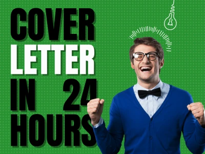 A cover letter within 24 hours