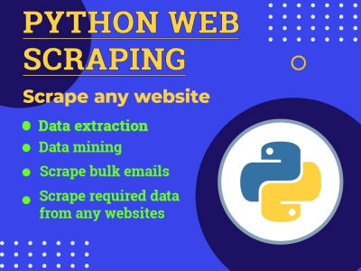 A Web Scraping Service With Python | Data Scraping | Scrape Any Website