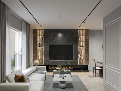 Realistic 3d interior and exterior design and rendering