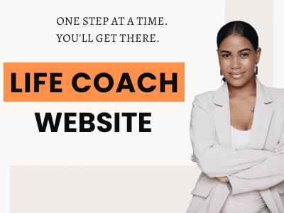 Life Coach Website, Life Coach Blog Website, Redesign Life Coaching Website