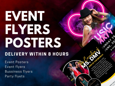 Church flyer event flyer or event poster