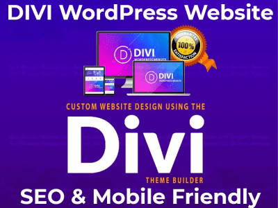 Divi Website, Divi WordPress Website, Divi Builder,  Divi Developer