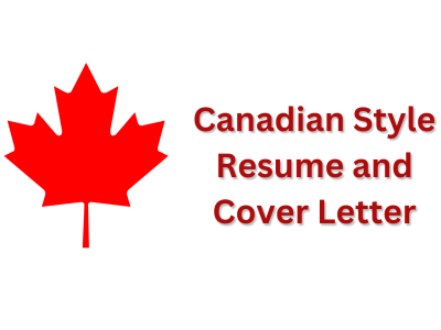 Professional Canada-style resume and Cover letter writing service