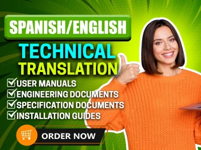 A technical translation English/Spanish