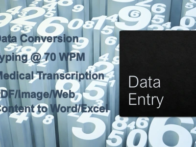 Accurate data conversion, data entry, typing & medical transcription ...