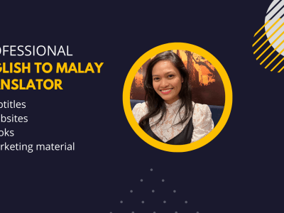 A high-quality English to Malay translation