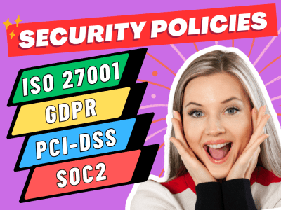 IT Security Policy, ISO27001, PCI-DSS, GDPR, SOC2, NIST Cybersecurity