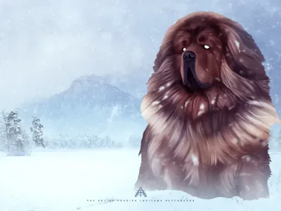 A custom digital portrait of your pet