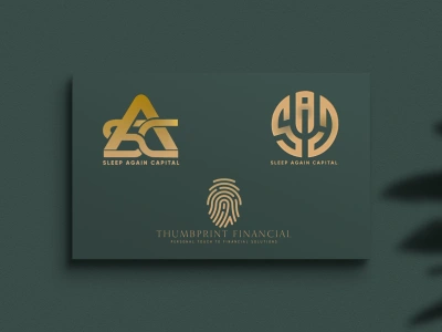 An eye-catching accounting, tax and financial logo for tax advisors